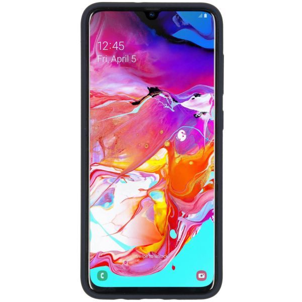 Liquid Silicone Backcover Samsung Galaxy A70 - Blauw - Blauw / Blue