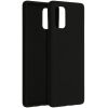Liquid Silicone Backcover Samsung Galaxy A71 - Zwart - Zwart / Black