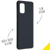 Accezz Liquid Silicone Backcover Samsung Galaxy A71 - Blauw / Blau / Blue