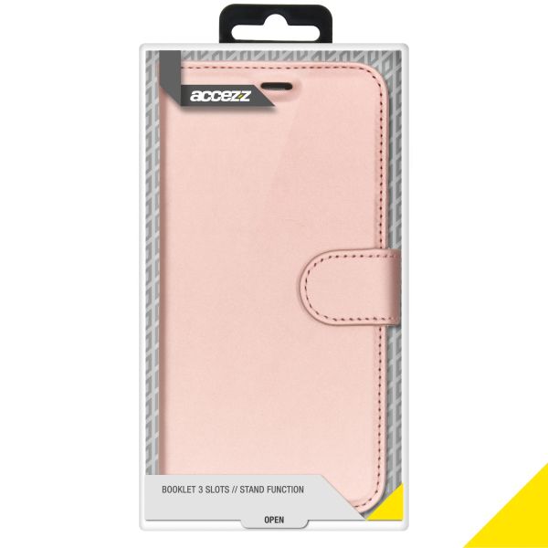 Accezz Wallet Softcase Bookcase Samsung Galaxy A71 - Rosé Goud / Roségold
