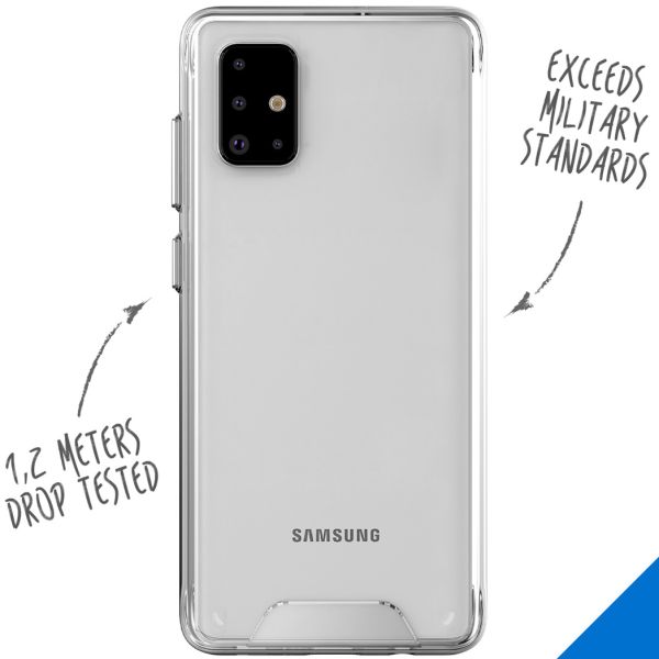 Accezz Xtreme Impact Backcover Samsung Galaxy A71 - Transparant / Transparent