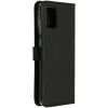 Selencia Echt Lederen Bookcase Samsung Galaxy A71 - Zwart / Schwarz / Black