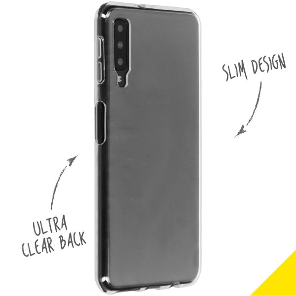 Accezz Clear Backcover Samsung Galaxy A7 (2018) - Transparant / Transparent