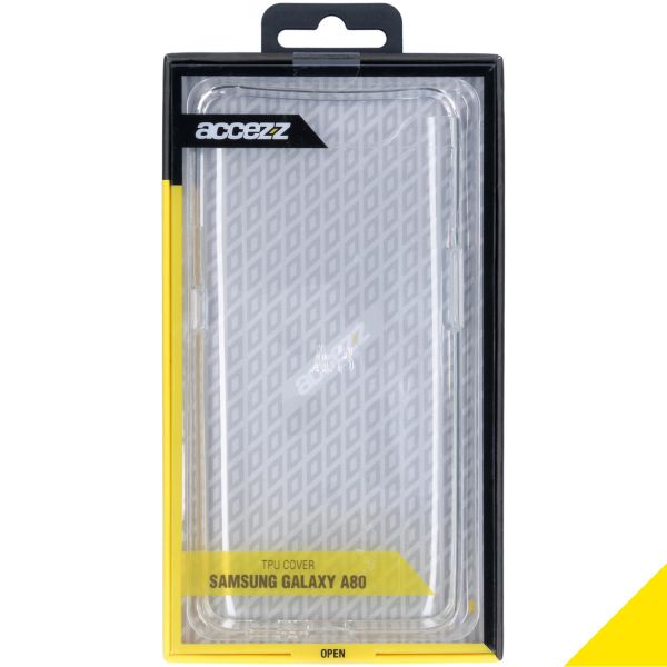 Clear Backcover Samsung Galaxy A80 - Transparant - Transparant / Transparent