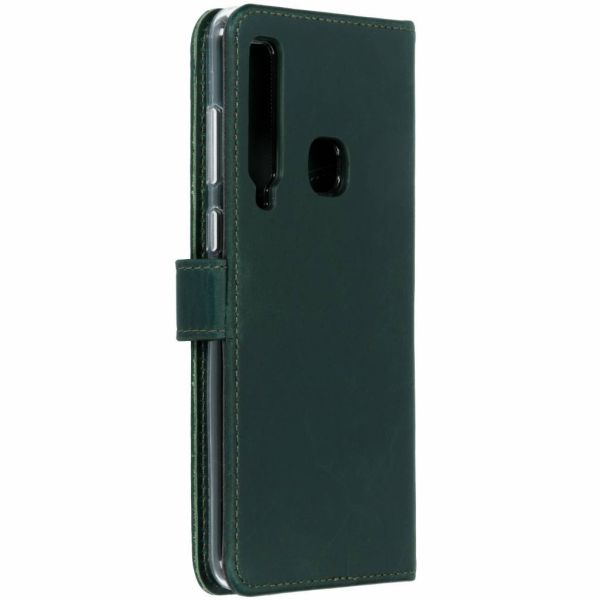 Echt Lederen Booktype Samsung Galaxy A9 (2018) - Groen / Green
