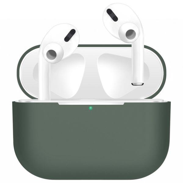 Siliconen Case voor AirPods Pro - Donkergroen - Donkergroen / Dark Green