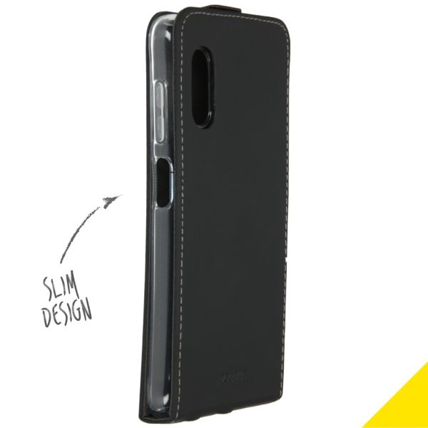 Accezz Flipcase Samsung Galaxy Xcover Pro - Zwart / Schwarz / Black