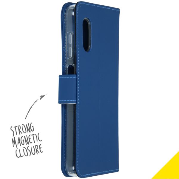 Wallet Softcase Booktype Samsung Galaxy Xcover Pro - Blauw - Blauw / Blue