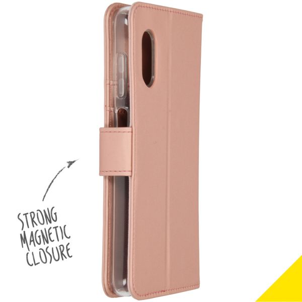 Wallet Softcase Booktype Samsung Galaxy Xcover Pro - Rosé Goud / Rosé Gold