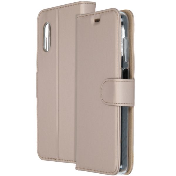 Wallet Softcase Booktype Samsung Galaxy Xcover Pro - Goud - Goud / Gold