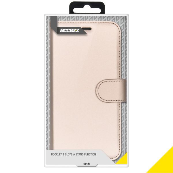 Accezz Wallet Softcase Bookcase Samsung Galaxy S10 Lite - Goud / Gold