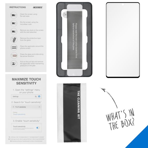 Pebish sigaar hypotheek Glass Screenprotector + Applicator Samsung Galaxy S10 Lite - Screenprotector  | Refurbished.nl