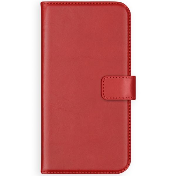 Selencia Echt Lederen Bookcase Samsung Galaxy S8 - Rood / Rot / Red