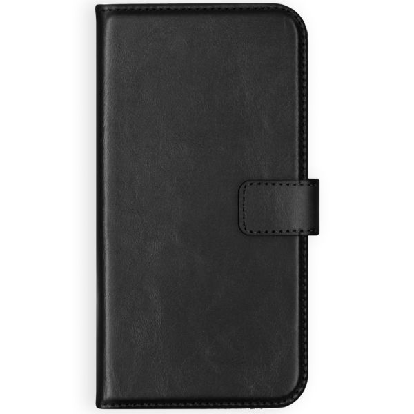 Selencia Echt Lederen Bookcase Samsung Galaxy S9 - Zwart / Schwarz / Black