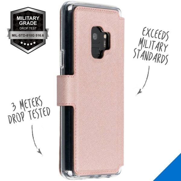 Xtreme Wallet Booktype Samsung Galaxy S9 - Rosé Goud / Rosé Gold