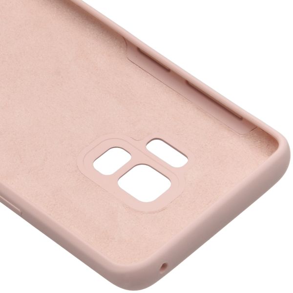 Liquid Silicone Backcover Samsung Galaxy S9 - Roze - Roze / Pink