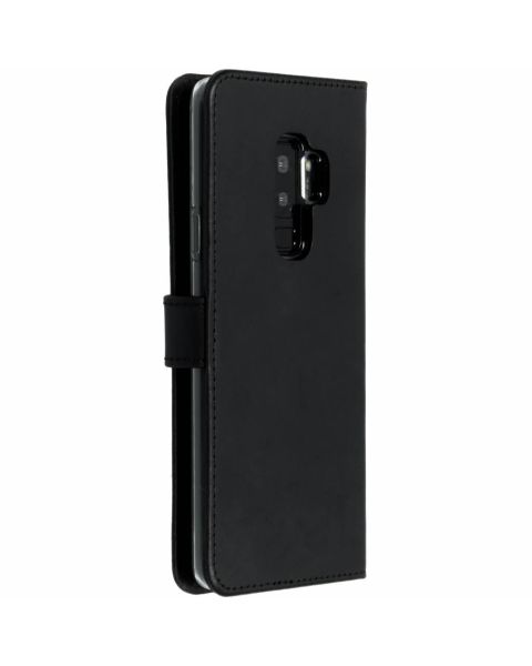 Selencia Echt Lederen Bookcase Samsung Galaxy S9 Plus