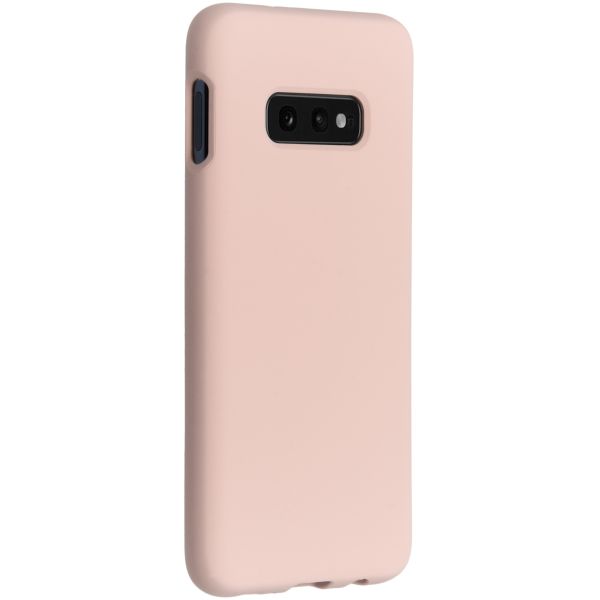 Accezz Liquid Silicone Backcover Samsung Galaxy S10e - Roze / Rosa / Pink