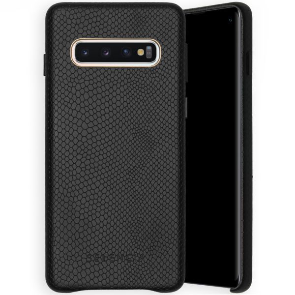 Gaia Slang Backcover Samsung Galaxy S10 - Zwart - Zwart / Black