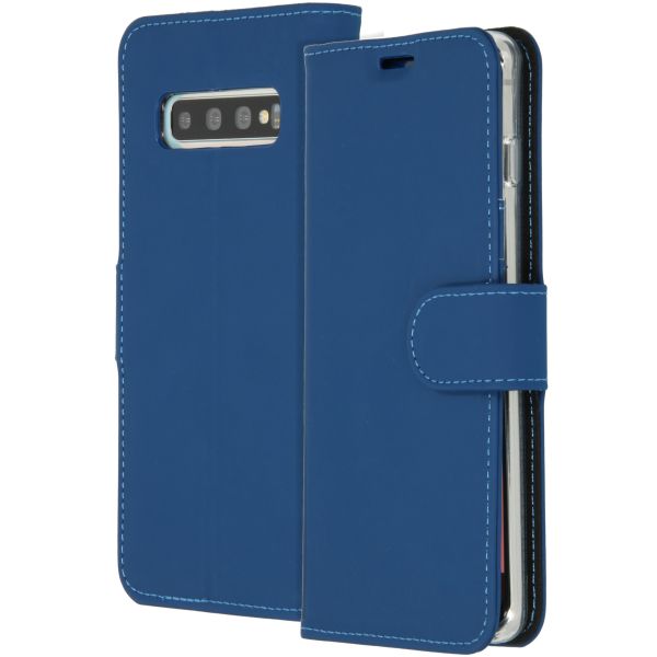 Wallet Softcase Booktype Samsung Galaxy S10 - Blauw / Blue