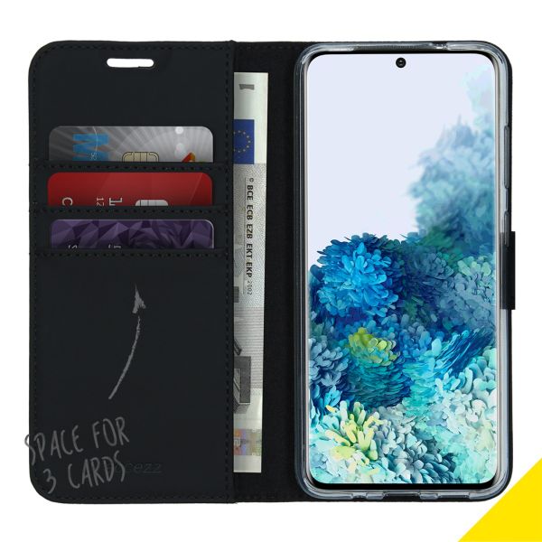 Accezz Wallet Softcase Bookcase Samsung Galaxy S20 - Zwart / Schwarz / Black