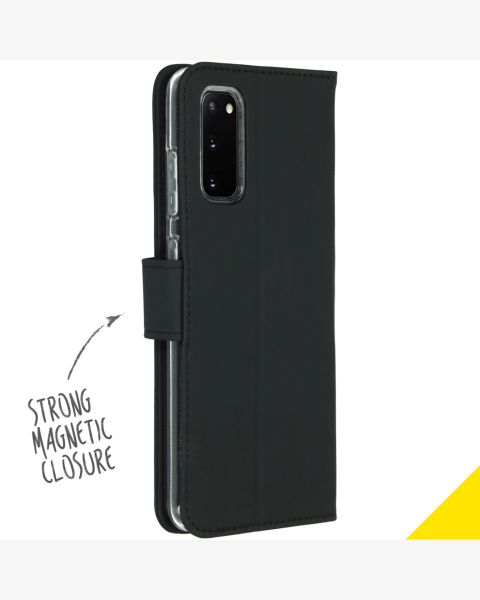 Accezz Wallet Softcase Bookcase Samsung Galaxy S20 - Zwart / Schwarz / Black