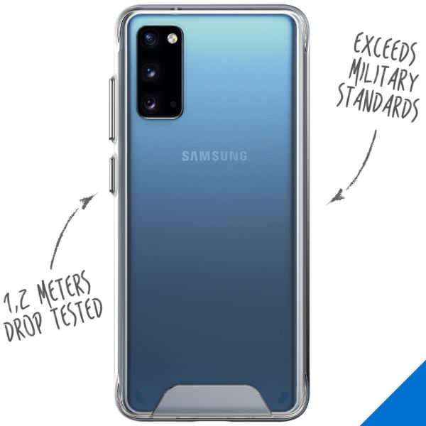 Accezz Xtreme Impact Backcover Samsung Galaxy S20 - Transparant / Transparent