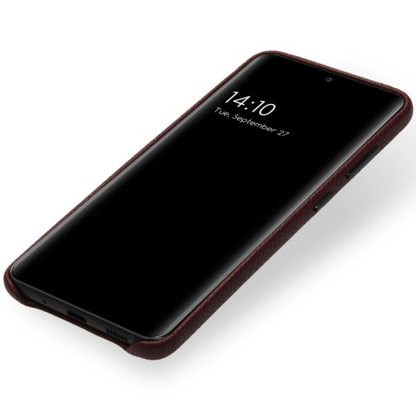 Selencia Gaia Slang Backcover Samsung Galaxy S20 - Donkerrood / Dunkelrot / Dark Red