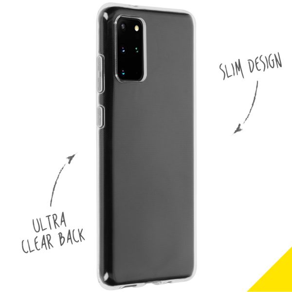 Accezz Clear Backcover Samsung Galaxy S20 Plus - Transparant / Transparent