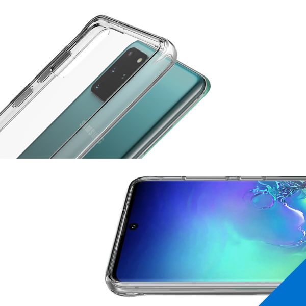 Accezz Xtreme Impact Backcover Galaxy S20 Plus - Transparant / Transparent
