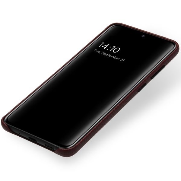 Selencia Gaia Slang Backcover Samsung Galaxy S20 Plus - Donkerrood / Dunkelrot / Dark Red