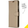 Accezz Wallet Softcase Bookcase Samsung Galaxy S20 Ultra - Goud / Gold