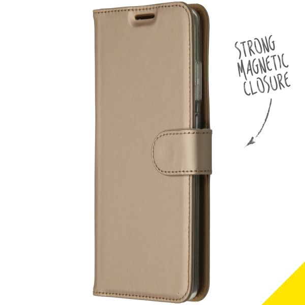 Accezz Wallet Softcase Bookcase Samsung Galaxy S20 Ultra - Goud / Gold