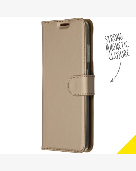 Accezz Wallet Softcase Bookcase Samsung Galaxy S20 Ultra - Goud / Gold