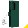 Accezz Wallet Softcase Bookcase Samsung Galaxy S20 Ultra - Groen / Grün  / Green
