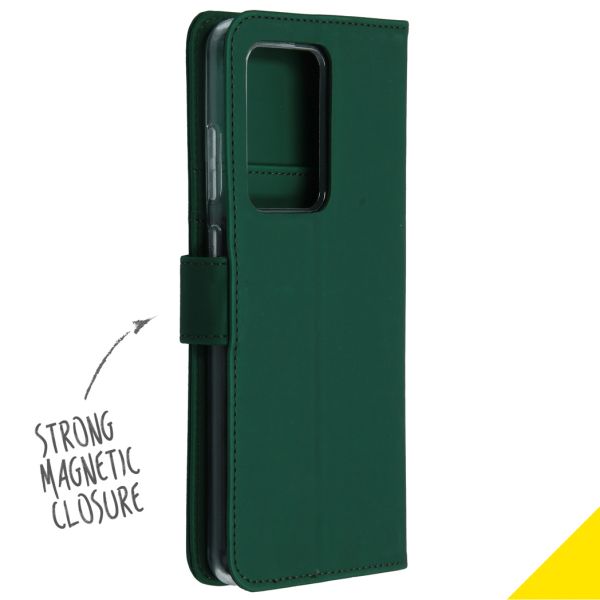 Accezz Wallet Softcase Bookcase Samsung Galaxy S20 Ultra - Groen / Grün  / Green
