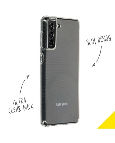 Accezz Clear Backcover Samsung Galaxy S21 Plus - Transparant / Transparent
