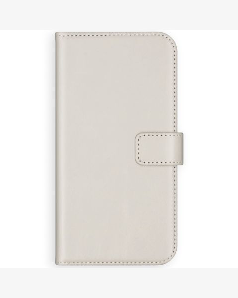 Selencia Echt Lederen Bookcase Samsung Galaxy S21 Plus - Lichtgrijs / Hellgrau    / Light Gray