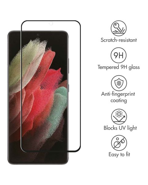 Selencia Gehard Glas Premium Screenprotector Samsung Galaxy S21 Ultra