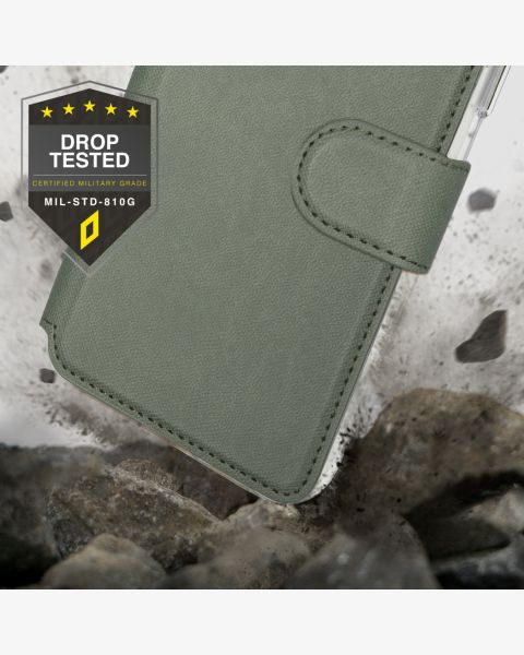 Accezz Xtreme Wallet Bookcase Galaxy S21 Ultra - Lichtgroen / Hellgrün  / Light Green
