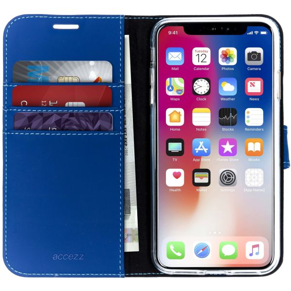 Accezz Wallet Softcase Bookcase iPhone X / Xs