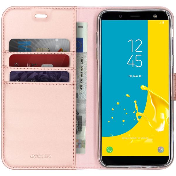 Accezz Wallet Softcase Bookcase Samsung Galaxy J6