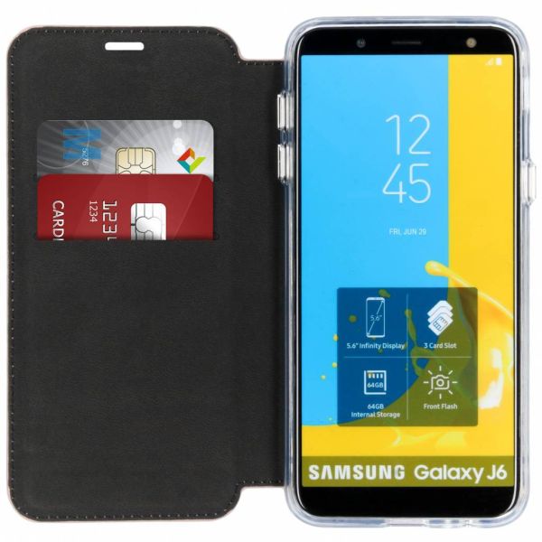 Xtreme Wallet Booktype Samsung Galaxy J6 - Rosé Goud / Rosé Gold