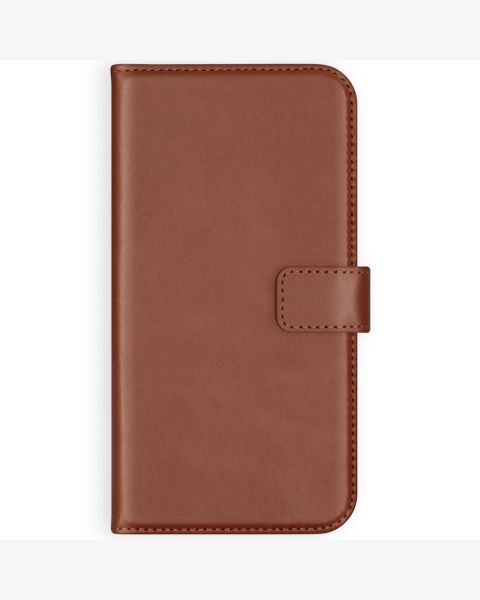 Selencia Echt Lederen Bookcase Samsung Galaxy M31 - Lichtbruin / Hellbraun  / Light Brown