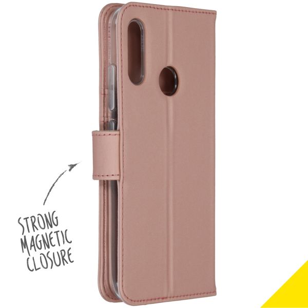 Wallet Softcase Booktype Moto E6 Plus - Rosé Goud - Rosé Goud / Rosé Gold