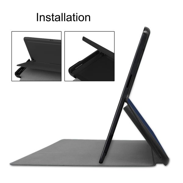 Stand Bookcase Microsoft Surface Pro X - Zwart - Zwart / Black