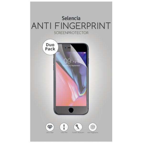 Duo Pack Anti-fingerprint screenprotector Mate 10 Lite - Screenprotector