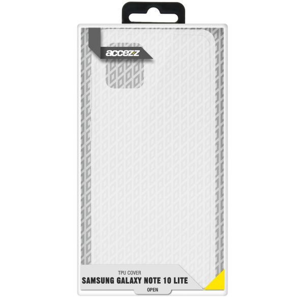 Accezz Clear Backcover Samsung Galaxy Note 10 Lite - Transparant / Transparent