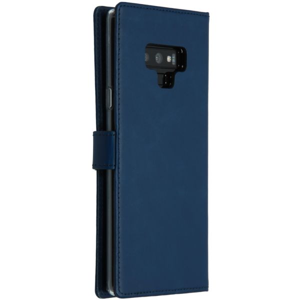 Echt Lederen Booktype Samsung Galaxy Note 9 - Blauw / Blue