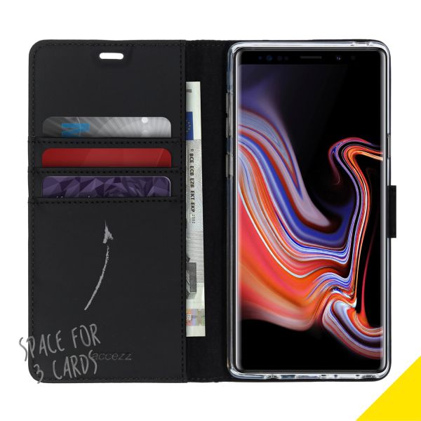 Wallet Softcase Booktype Samsung Galaxy Note 9 - Zwart / Black